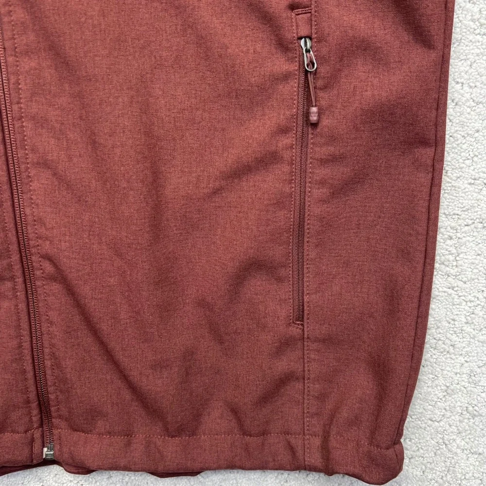 The North Face Jacket Mens Large Maroon Apex Bionic WindWall Softshell Outdoors